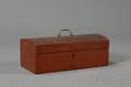 Redpainted Pine Dometop Box