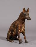 Cast Iron Shepherd Dog Garden Figure