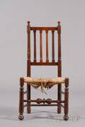 Maple Turned Bannisterback Side Chair