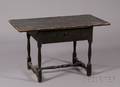 Blackpainted Pine and Maple Tavern Table