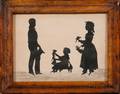 Framed Silhouette of Three Children
