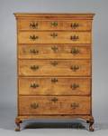 Queen Anne Maple Tall Chest of Drawers
