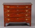Federal Applewood Swelled Chest of Four Drawers