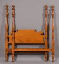 Classicalstyle Tiger Maple Balltop Tall Post Bed