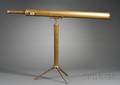 2 34inch Brass Refracting Telescope by F Robson  Company