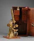 Brass Compound Microscope by A Ross