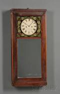 Mahogany Mirror Clock by Wm G Emerson