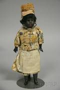 Black Painted Bisque Doll