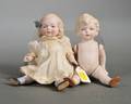 Pair of Large Pink AllBisque Dolls
