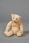 Small Early Steiff Blonde Mohair Teddy Bear