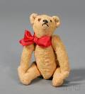 Early Steiff Miniature Yellow Mohair Teddy Bear