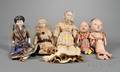 Five Assorted Dolls