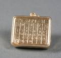 14kt Musical Anniversary Watch Fob
