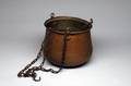 Tapering Copper Pot on Chains