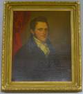 Framed 19th Century Continental School Oil on Canvas Portrait of a Man