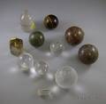 Eleven Stone Spheres and Prisms and Other Items