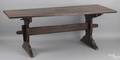Lancaster County Pennsylvania pine trestle table mid 18th c