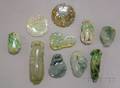 Ten Carved Jade Pendants and Other Items