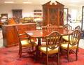 Ninepiece Georgianstyle Mahogany Veneer Dining Set