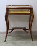 Mahogany Vitrine Table