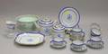 Twentyeight Piece CopelandSpode Newburyport Pattern Ironstone Partial Tea Service and an Adams Calyx Ware Bow