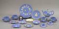 Approximately Twentyfive Pieces of Modern Wedgwood Mostly Solid Jasper Tableware