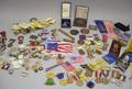 Lot of 19th and 20th Century Mostly US Military Commemorative and Fraternal Medals Buttons and Items