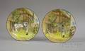 Pair of Royal Doulton Series Ware Gaffers I be all the way from Zummerset Plates