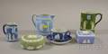 Seven Wedgwood Jasper Items
