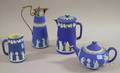Four Wedgwood Dark Blue Jasper Dip Items