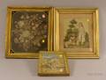 Five Framed 19th and 20th Century Decorative Items