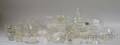Approximately Sixtyseven Pieces of Late 19thEarly 20th Century Colorless Pressed Pattern Glass Tableware and Table Items