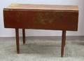 Redpainted Birch Dropleaf Table