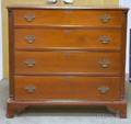 Chippendale Mahogany FourDrawer Bureau