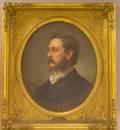 Framed Oil on Canvas Portrait of John E Russell Massachusetts Congressman 18341903