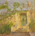 Susan Makepeace Larkin Wales American 18391927 The Grape Arbor