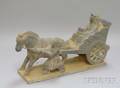 Asian Gray Stone Chariot