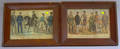 Lot of Eight Framed Small Folio Currier  Ives Portrait Subjects