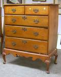 Queen Anne Maple FourDrawer Chest on Frame