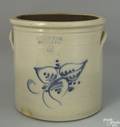 Three gallon stoneware crock 19th c