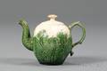 Staffordshire Lead Glazed Cauliflower Teapot and Cover