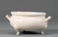 Staffordshire White Saltglazed Stoneware Tureen Base