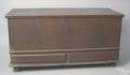 Pennsylvania painted pine blanket chest late 18th c