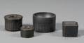 Four Small Wedgwood Black Basalt Items