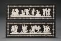 Pair of Wedgwood Black Jasper Dip Plaques