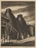 Leonard Griffiths Brammer British 19061994 Five Industrial Landscapes