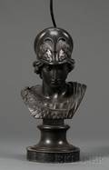 Wedgwood Black Basalt Bust of Minerva