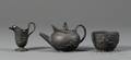 Three Wedgwood Black Basalt Tea Wares