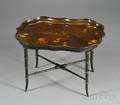 Victorian Style Painted Tray Table