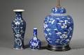 Three Chinese Export Hawthorne Pattern Porcelain Articles
